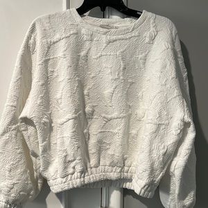 Mango  embossed sweatshirt
